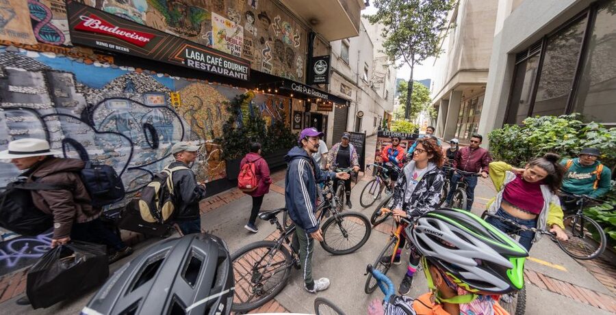 Biking in Full Color: Urban Art Bike Tour - Teusaquillo and the art of a changing city