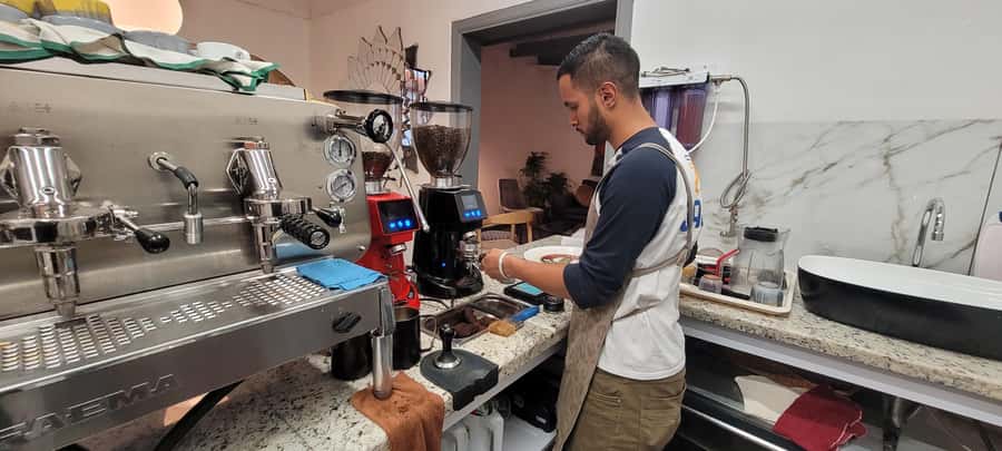 Bogota: Coffee Tour, Filtration and Espresso Experience - A coffee lesson beside Chorro de Quevedo Plaza