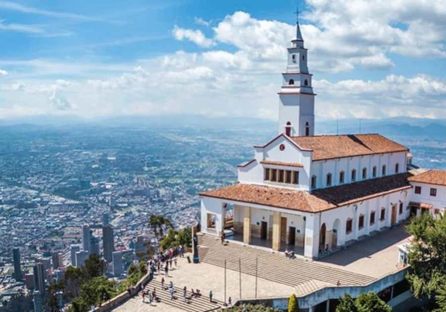 BOGOTA: From the Clouds to the Earth, Tour to Monserrate and the Salt Cathedral - Monserrate: Bogotá spread out below you