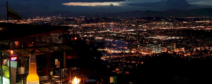 BOGOTA: Night Tour in Bogotá (Express) - Monserrate at 3,152 meters: the main night view