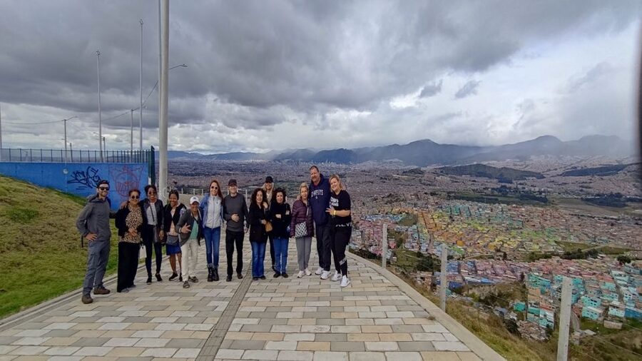 Bogotá´s Barrios: El Paraíso Favela Tour with Cable Car - A Colombian snack in a local setting