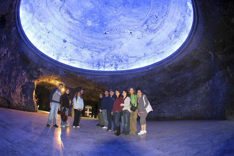 Bogotá: Salt Cathedral Private Tour with Entry Ticket Basic - Inside the cathedral, expect art rather than a standard guided church tour