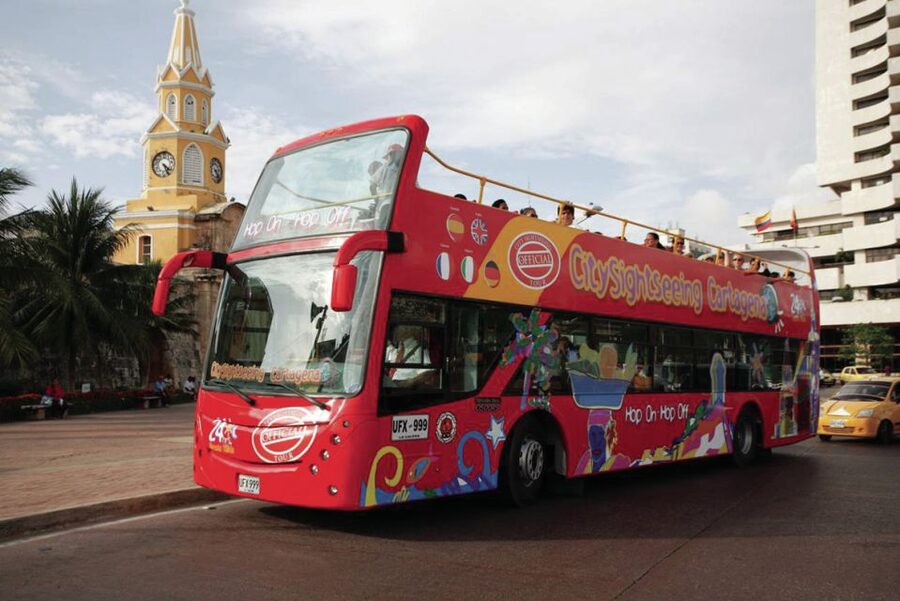 Cartagena: City Sightseeing Hop-On Hop-Off Bus Tour & Extras - Stops 11 and 12: Hilton, El Laguito, and the Convention Center