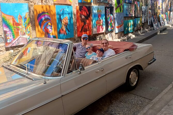 Cartagena Luxury Classic Car Tour + Bilingual Historian Guide - Getsemaní, where the ride feels most local