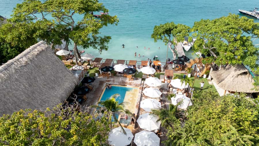 Cartagena: Rosario Islands Daypass Ibbiza Island Beach Club - Key points at a glance