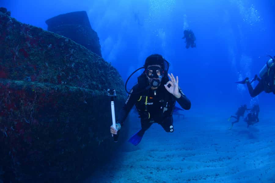 Cartagena: Scuba Diving Day Trip at Playa Blanca with Lunch - The boat ride and the coral reef session