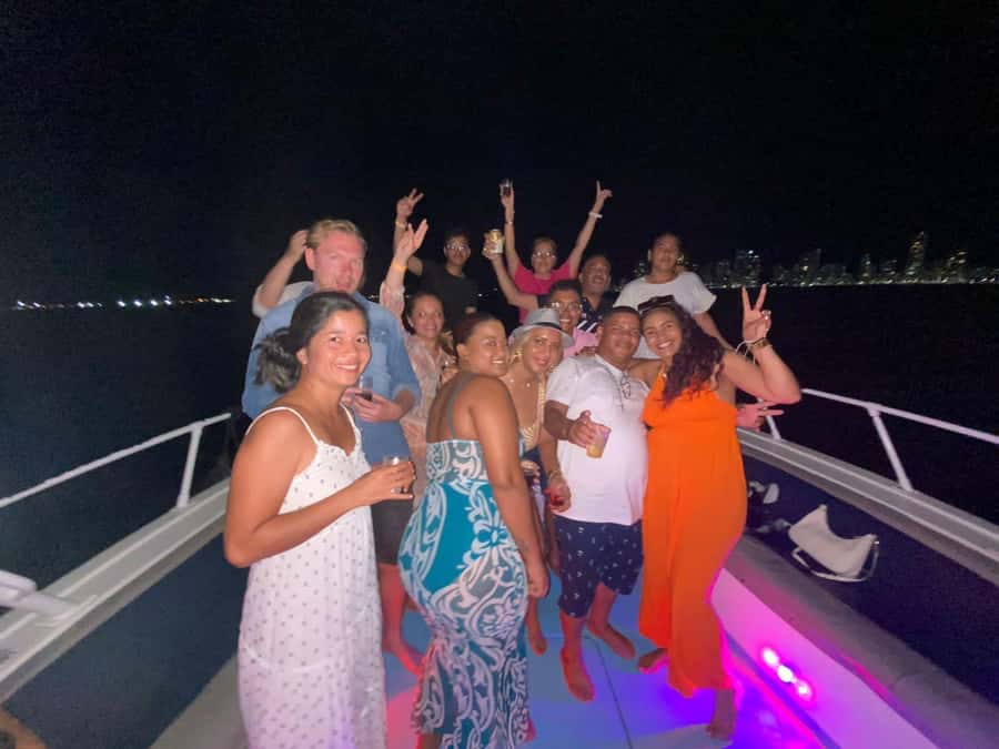 Cartagena: Speed Boat Party on the Bay with open bar - Cartagena Bay from the water