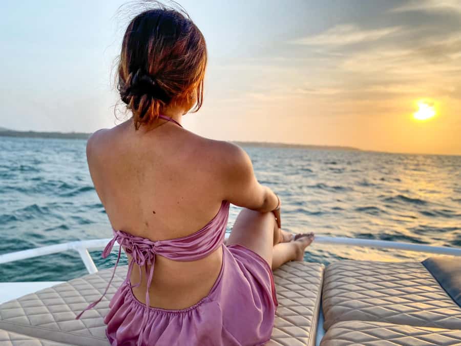 Cartagena: Sunset baytour with Dj, drinks and disco - A sunset party with Cartagena as the backdrop
