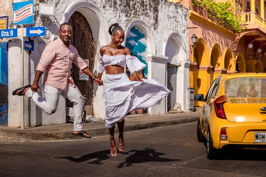 Cartagena Travel Memories: A cover magazine Photo Shoot - Getsemaní adds a different visual rhythm
