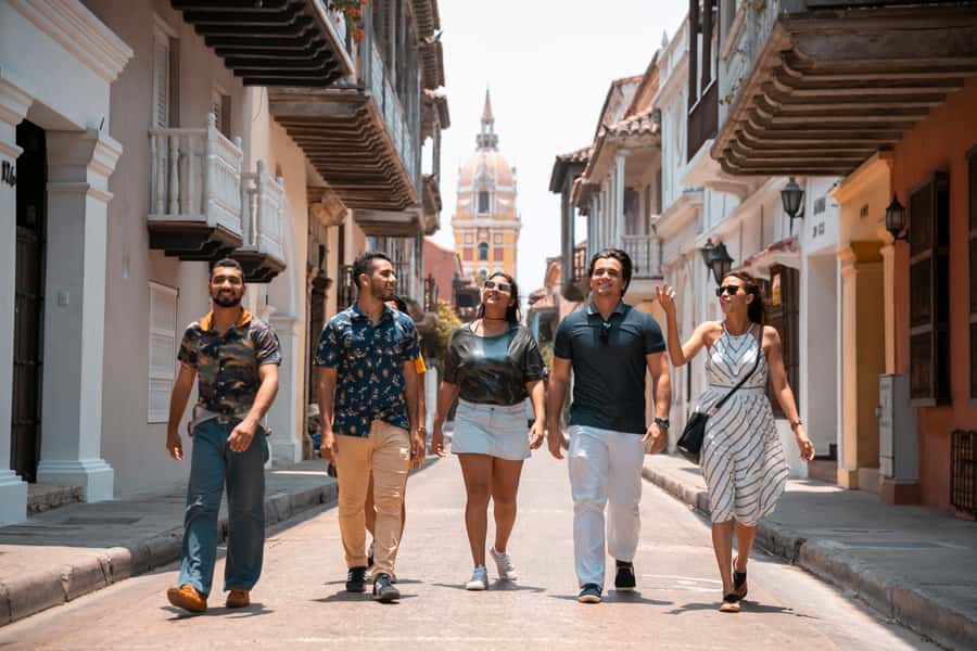 Cartagena: Walled City Walking Tour - San Juan de Dios Street and San Pedro Claver Church