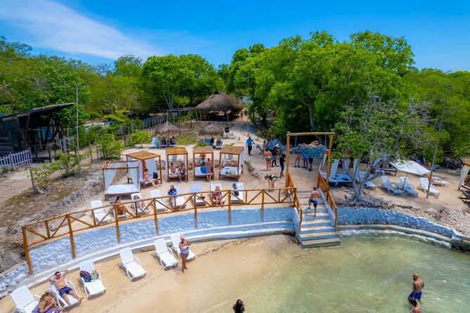 Discover Isla del Rosario Live The Enchanted Beach Experience - Arriving at Encanta Beach on Isla Grande