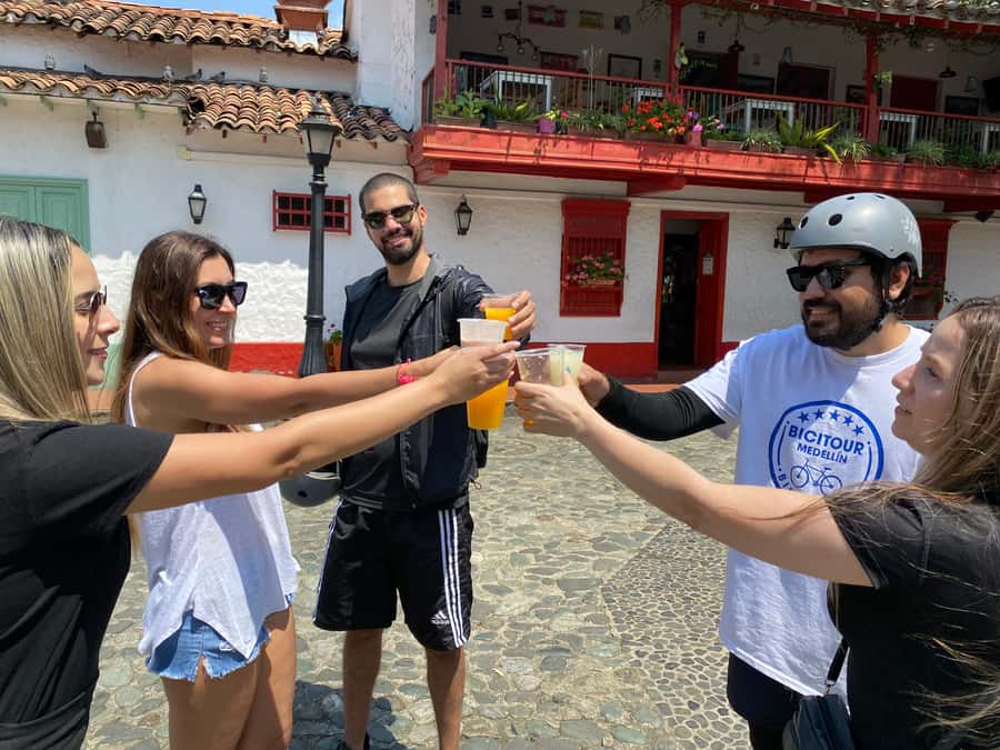 E-Bike City Tour Medellin with Local beer and Snacks - Plaza Botero and public art in the center