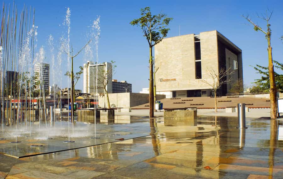 Malecón, Carnaval Museum, Downtown Barranquilla City Tour - Paseo Bolívar and San Nicolás Square