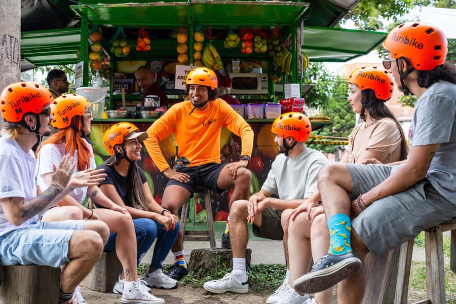 Medellín: E-bike and Foodie Tour - Belén starts the food story