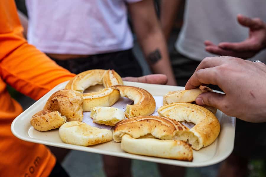 Medellín: E-bike and Foodie Tour - Conquistadores brings local snacks into the picture