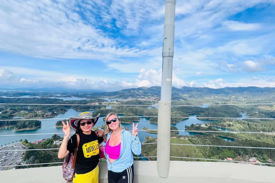 Medellin: Guatape and El Penol Rock Day Trip with Boat Ride - El Peñol, the Replica, and the Rock Temple