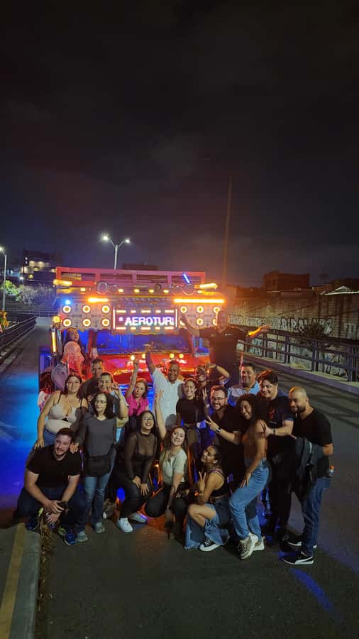 Medellin: Party Bus with DJ & Street Food Tastings - The party starts on Calle 9 in El Poblado