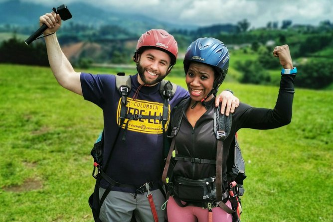 Paragliding in Medellin Includes GoPro and Pick up & Drop off - The San Félix launch site at 7,000 feet